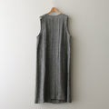 陽射しの影 sleeveless tablier robe #black [TLF-124-sk005-lst]