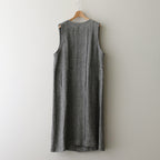 陽射しの影 sleeveless tablier robe #black [TLF-124-sk005-lst]