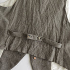 路傍の月 logger vest #stone gray [TLF-124-ve001-lws]