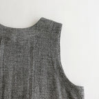 陽射しの影 sleeveless tablier robe #black [TLF-124-sk005-lst]