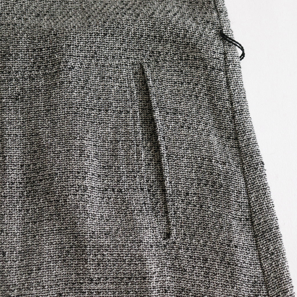 陽射しの影 sleeveless tablier robe #black [TLF-124-sk005-lst]