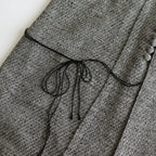 陽射しの影 sleeveless tablier robe #black [TLF-124-sk005-lst]