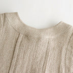 陽射しの影 sleeveless tablier robe #beige [TLF-124-sk005-lst]