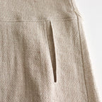 陽射しの影 sleeveless tablier robe #beige [TLF-124-sk005-lst]