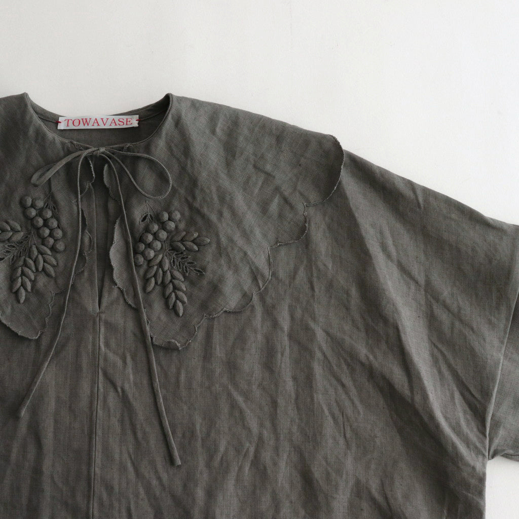 BONYOYAGE BLOUSE #GRAY [26-0016A]