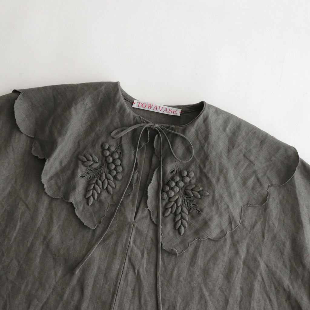 BONYOYAGE BLOUSE #GRAY [26-0016A]