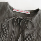 BONYOYAGE BLOUSE #GRAY [26-0016A]