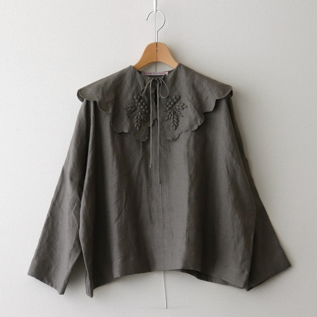 BONYOYAGE BLOUSE #GRAY [26-0016A]