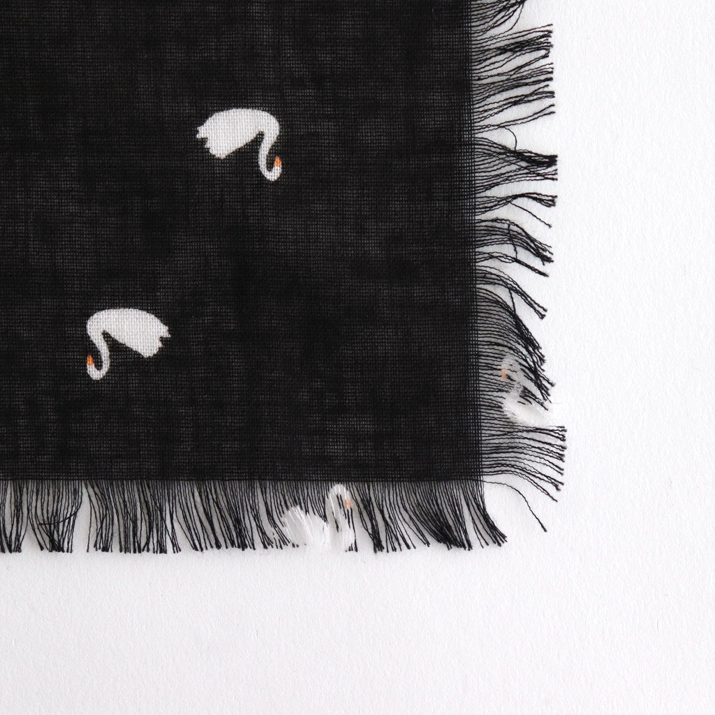 GAUZE SHAWL #swan [no.6930]