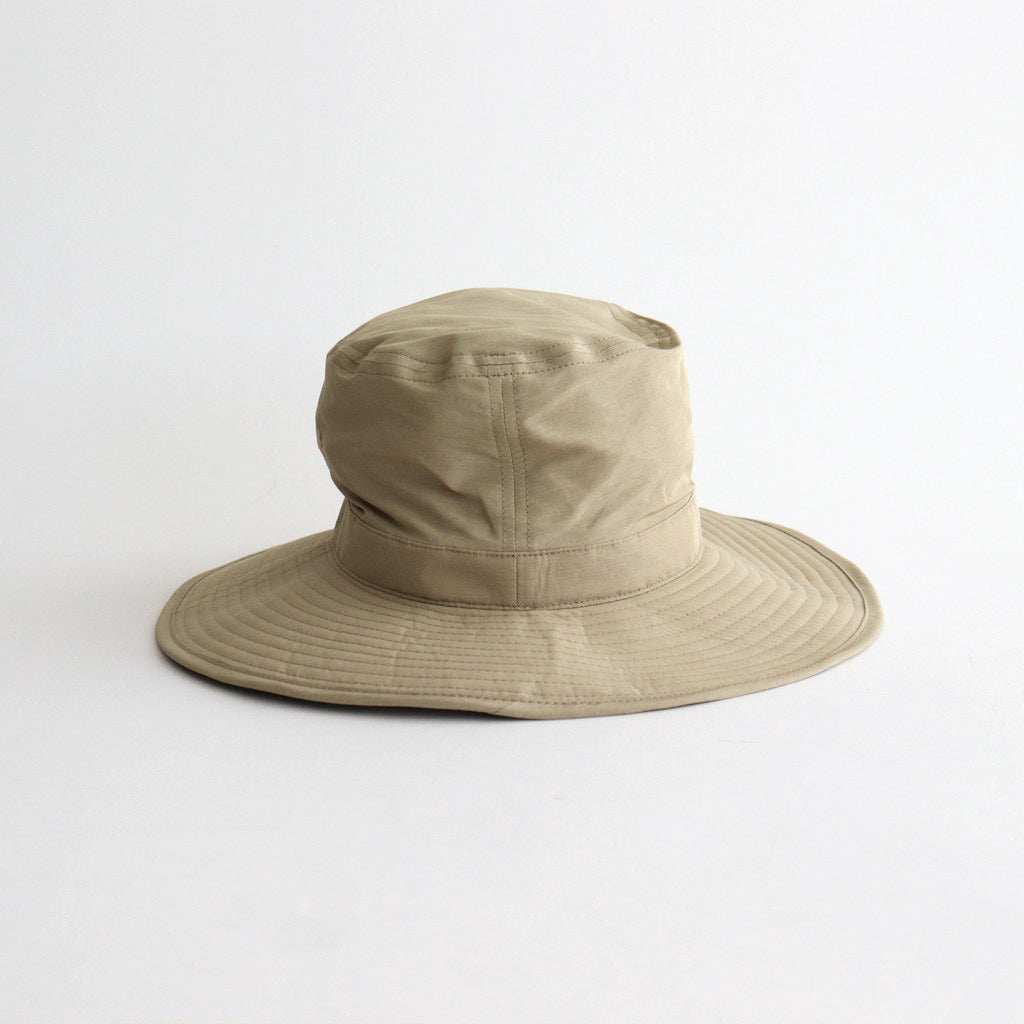 LINEN TAFFETA ADVENTURE HAT #beige [no.6800]