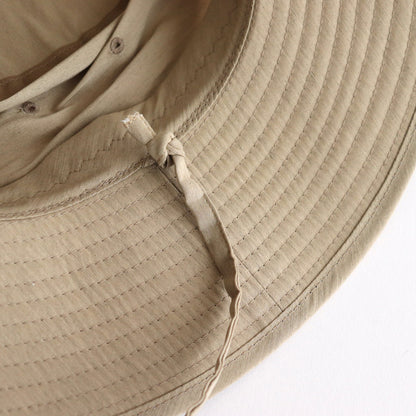 LINEN TAFFETA ADVENTURE HAT #beige [no.6800]