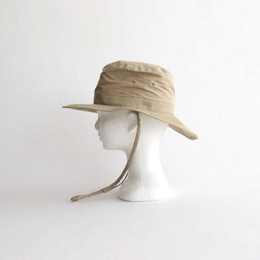 LINEN TAFFETA ADVENTURE HAT #beige [no.6800]