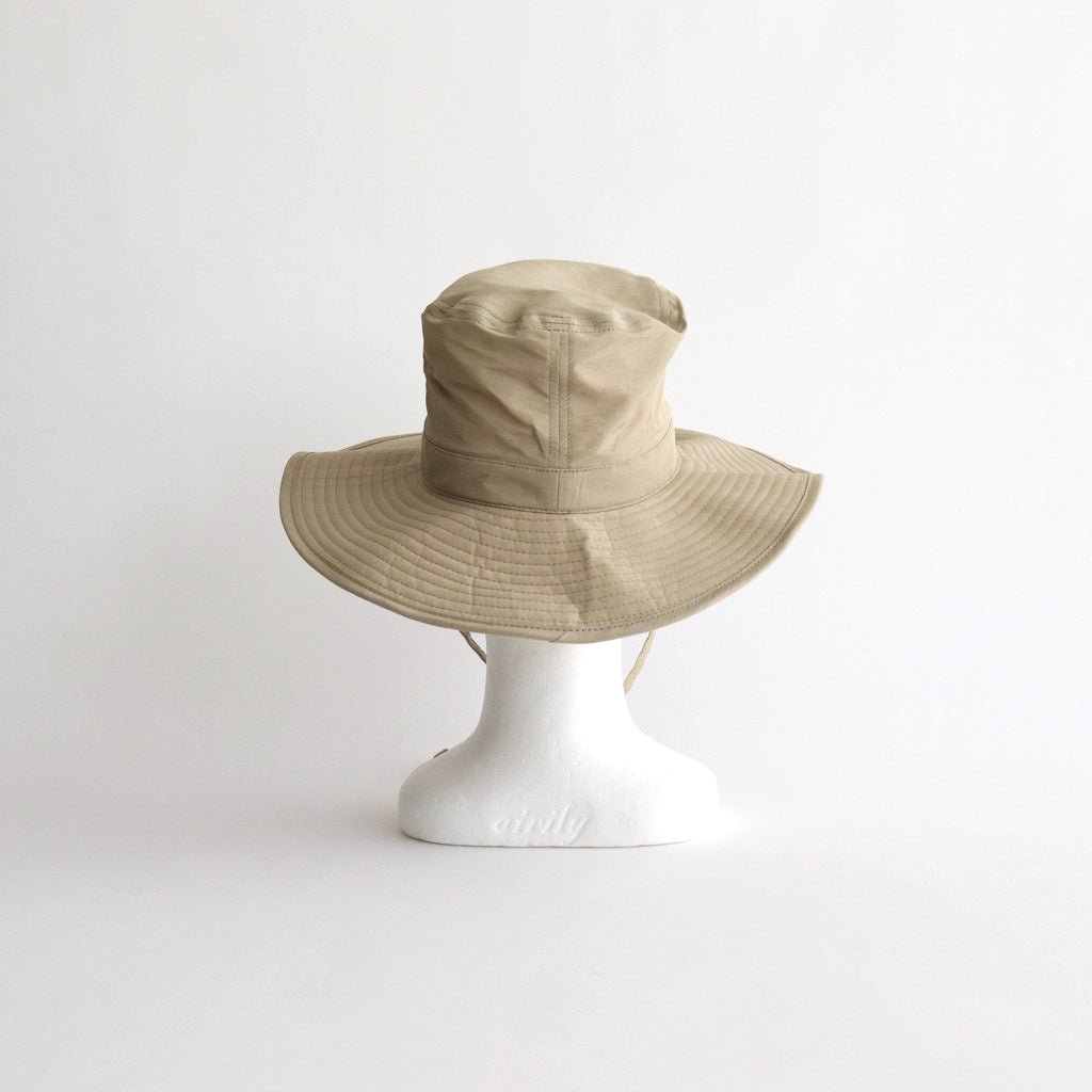 LINEN TAFFETA ADVENTURE HAT #beige [no.6800]