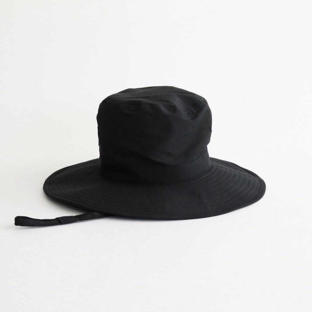 LINEN TAFFETA ADVENTURE HAT #black [no.6800]