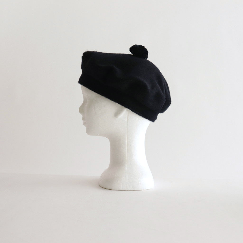 R&D.M.CO- アンゴラ ベレー帽 美品
