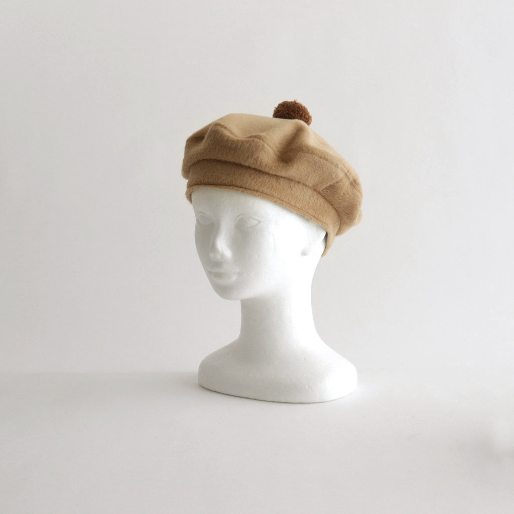 ANGOLA BERET #BEIGE [no.6384]