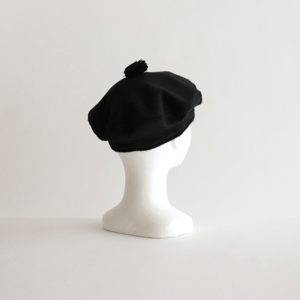 ANGOLA BERET #BLACK [no.6384]