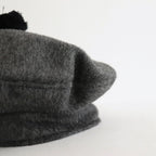 ANGOLA BERET #CHARCOAL [no.6384]