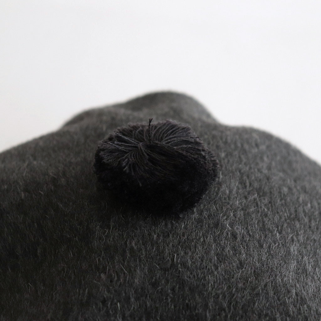 ANGOLA BERET #CHARCOAL [no.6384]
