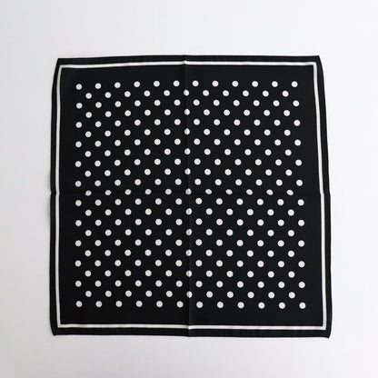 POLKA DOT SCARF #black [no.6877]