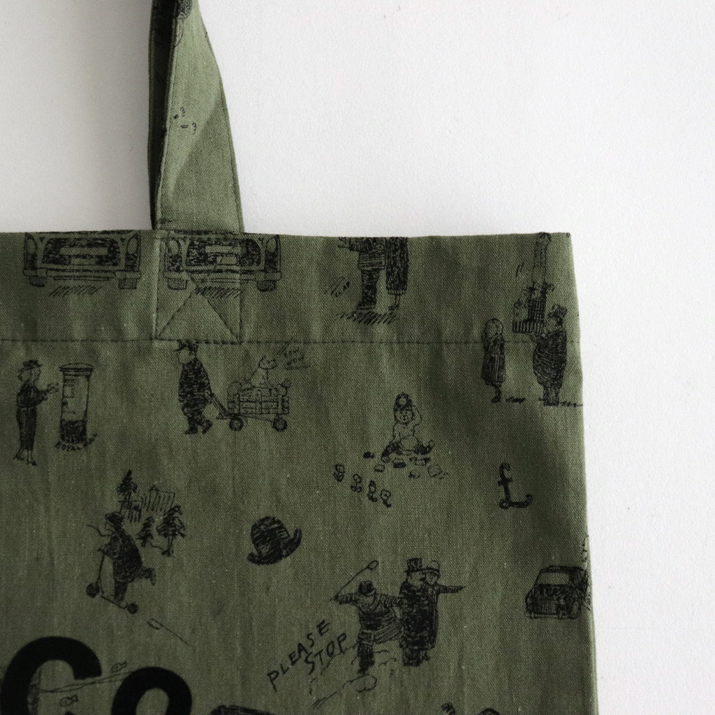 WHERE IS MY DOG? TOTE BAG #KHAKI [no.6482]