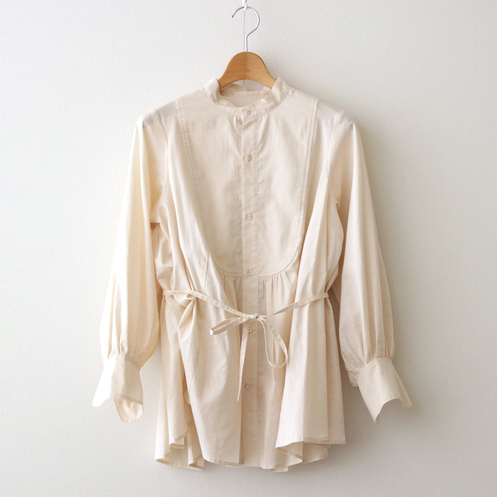 静寂の欠片 robe shirt #ecru [TLF-224-sh008-la]