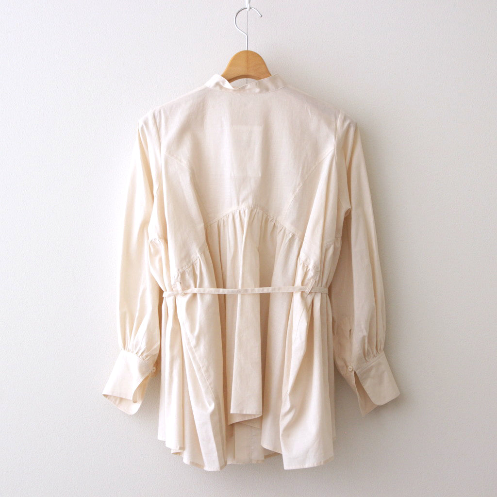静寂の欠片 robe shirt #ecru [TLF-224-sh008-la]