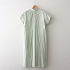 静寂の欠片 half sleeve back open dress #light green [TLF-224-op015-la]