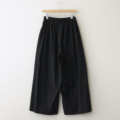 100/2 COTTON BROAD / WIDE GATHER TROUSERS #BALCK [SP1796-6]