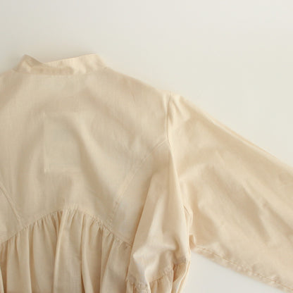静寂の欠片 robe shirt #ecru [TLF-224-sh008-la]