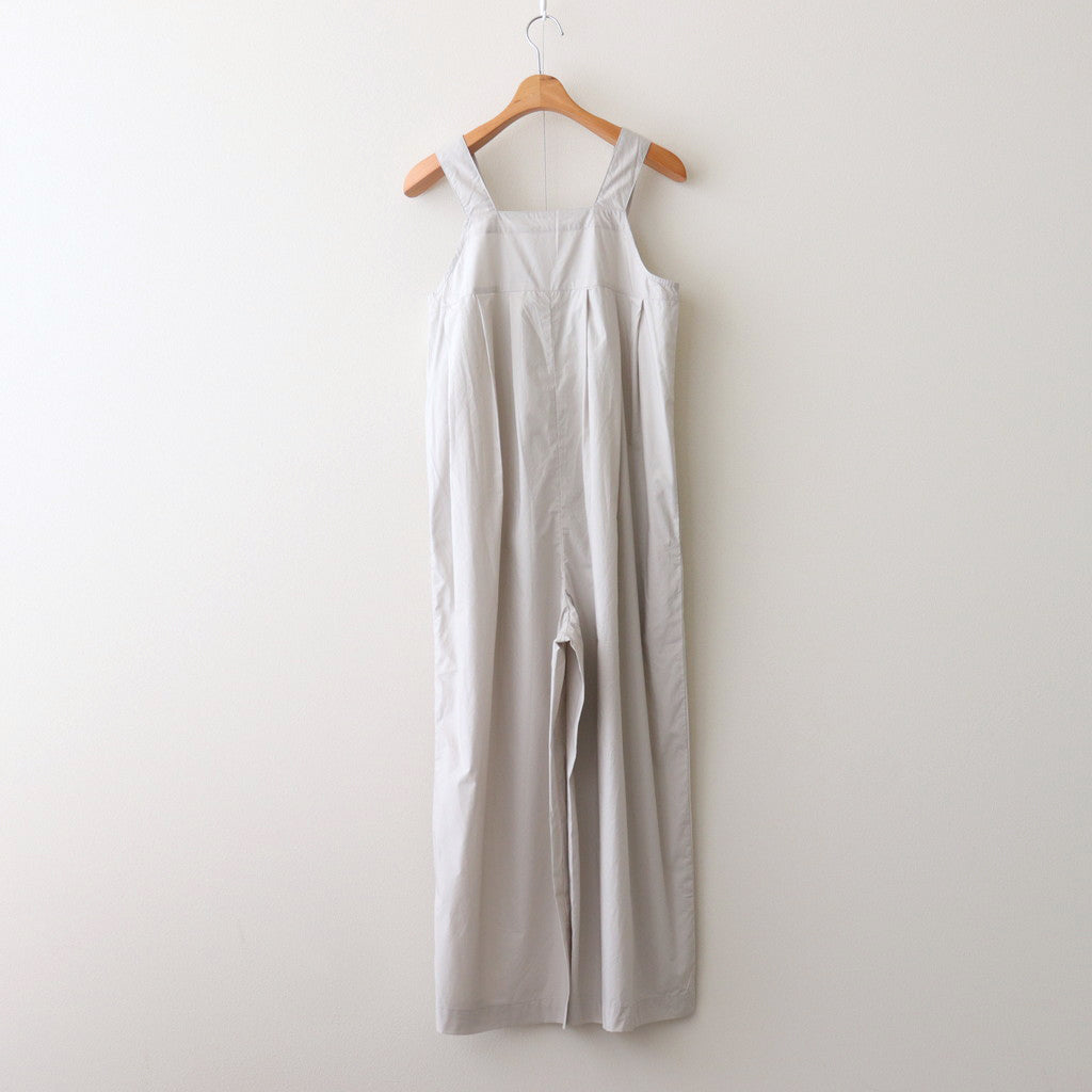 Natural Typewriter Tuck Overalls PT #Greige [UT242PT007]