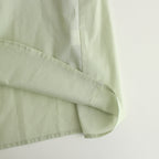 静寂の欠片 half sleeve back open blouse #light green [TLF-224-sh009-la]