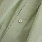 静寂の欠片 half sleeve back open blouse #light green [TLF-224-sh009-la]