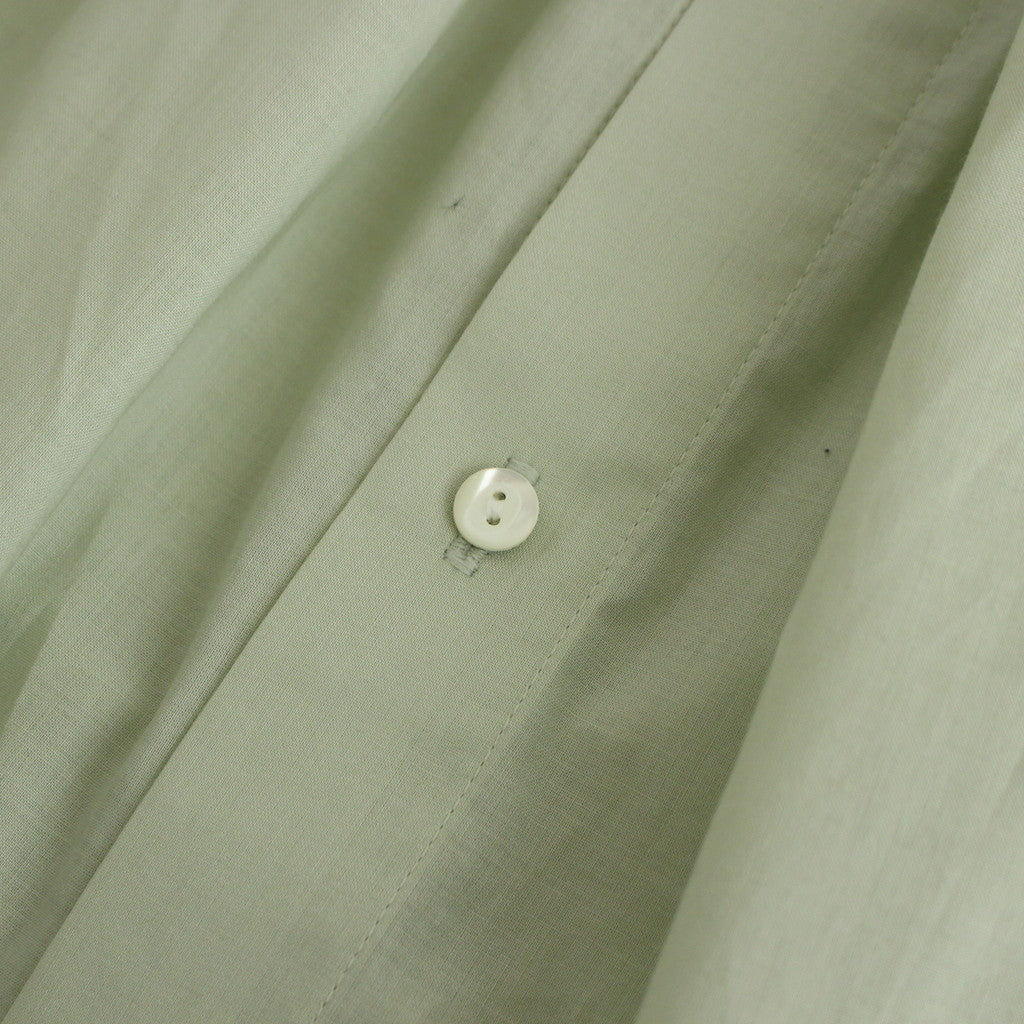 静寂の欠片 half sleeve back open blouse #light green [TLF-224-sh009-la]