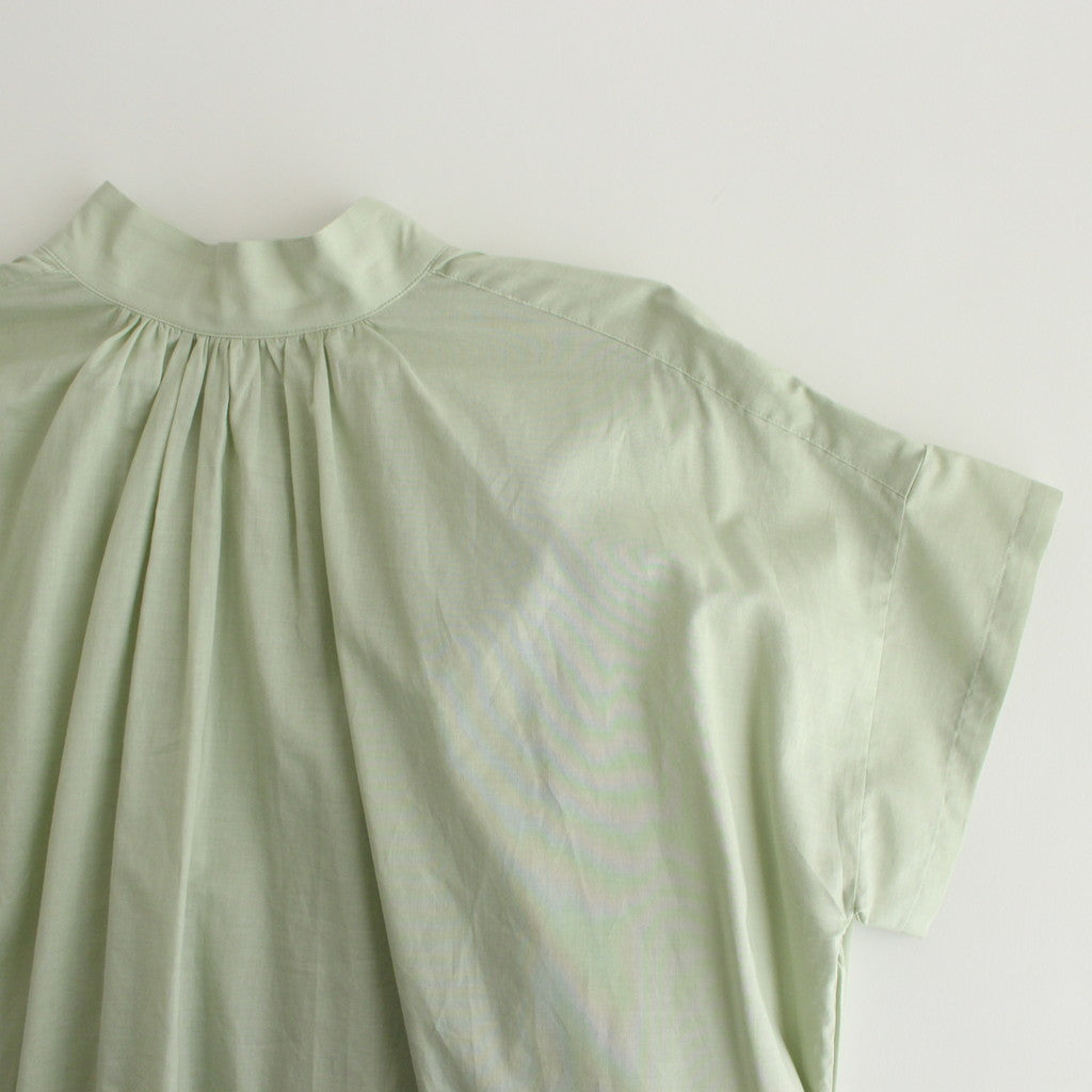 静寂の欠片 half sleeve back open dress #light green [TLF-224-op015-la]