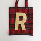 WOOL TARTAN CHECK TOTE BAG #ROYAL STEWART [no.6544]