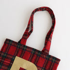 WOOL TARTAN CHECK TOTE BAG #ROYAL STEWART [no.6544]