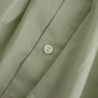 静寂の欠片 half sleeve back open dress #light green [TLF-224-op015-la]