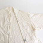 GARMENT DYE OVERSIZE COAT #OFF WHITE [no.6616]