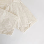 GARMENT DYE OVERSIZE COAT #OFF WHITE [no.6616]