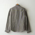L.G.C.C FRILL COLLAR SHIRT #BROWN [no.6589]
