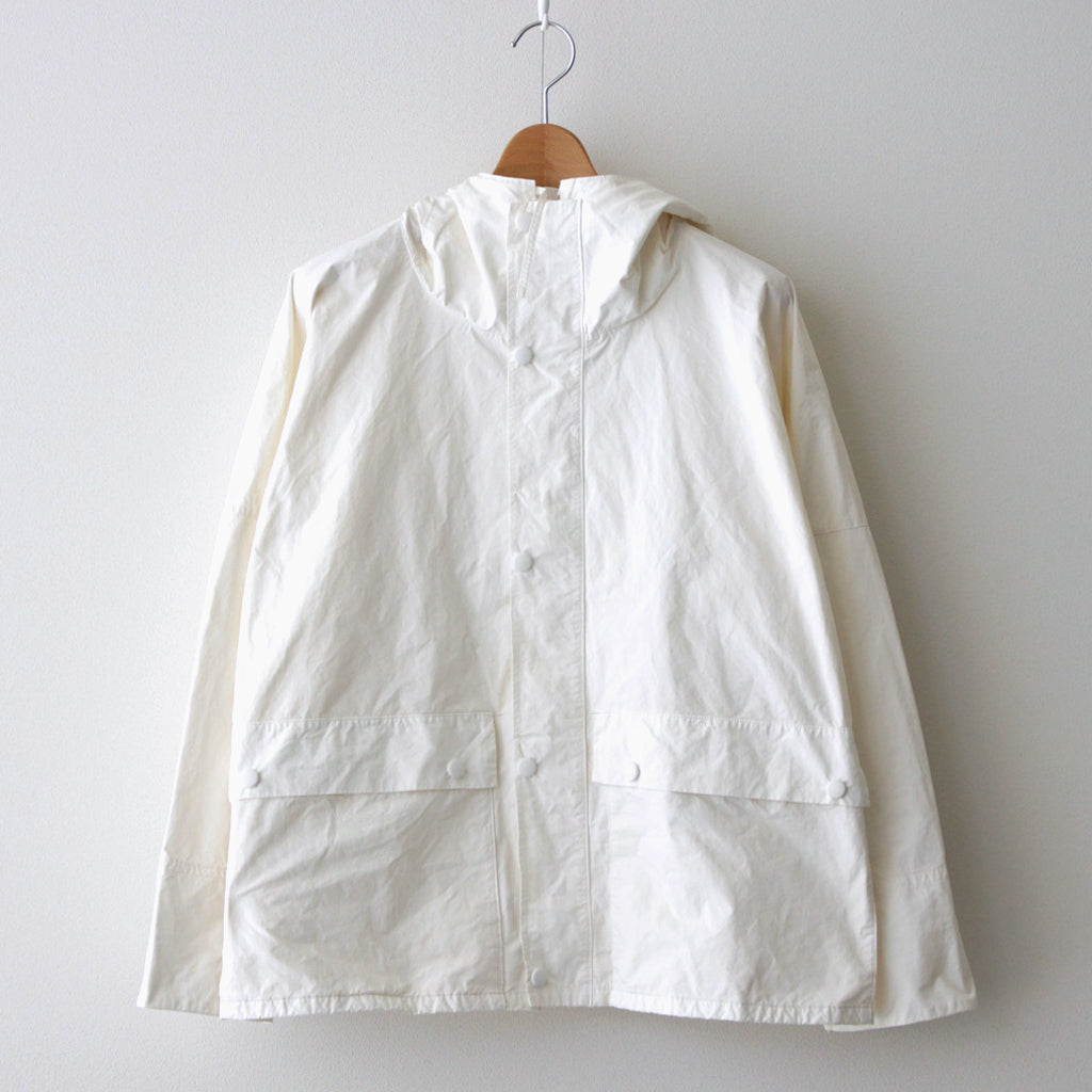 GARMENT DYE HOODIE BLOUSON #OFF WHITE [no.6617]