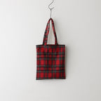 WOOL TARTAN CHECK TOTE BAG #ROYAL STEWART [no.6544]