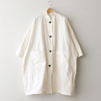 GARMENT DYE OVERSIZE COAT #OFF WHITE [no.6616]