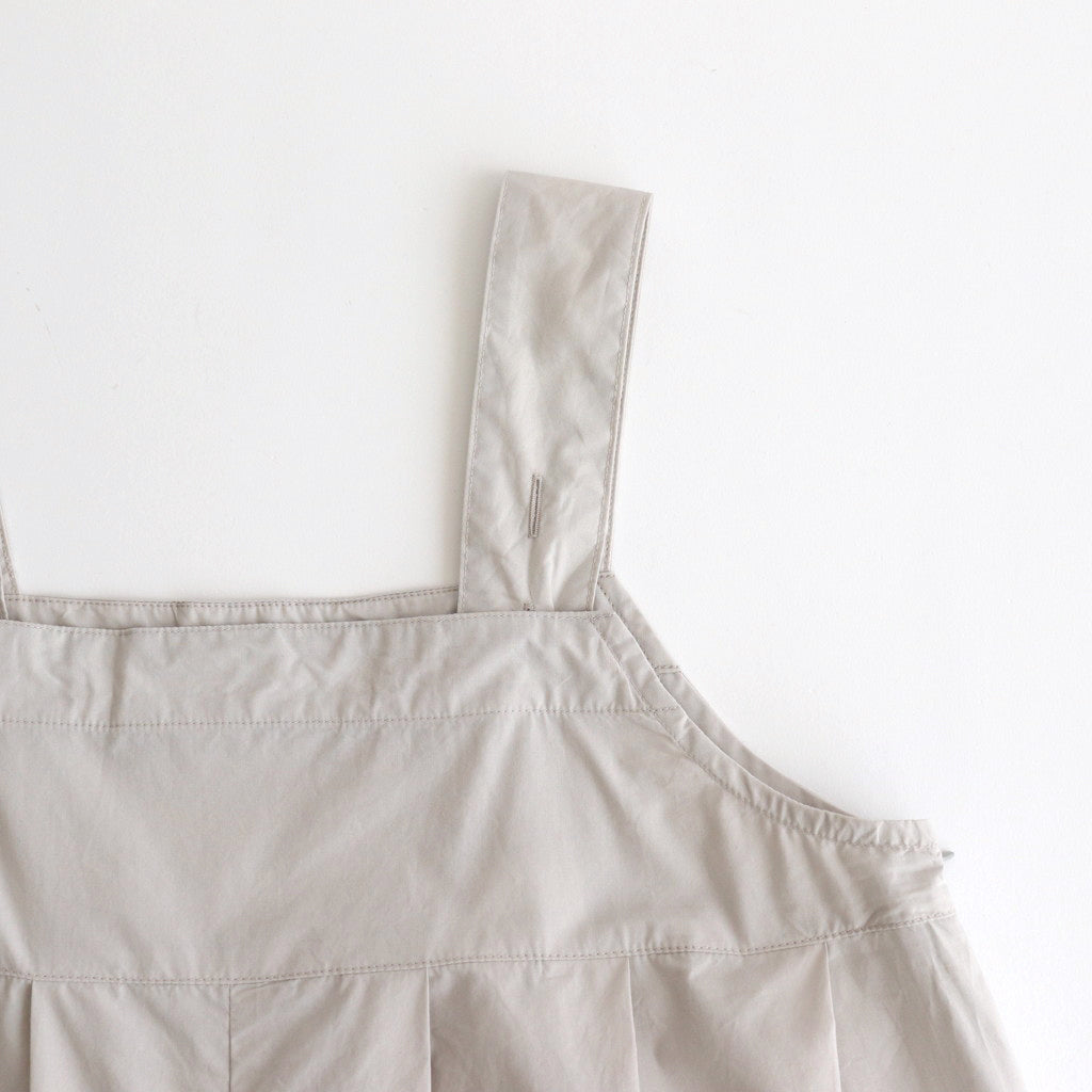 Natural Typewriter Tuck Overalls PT #Greige [UT242PT007]