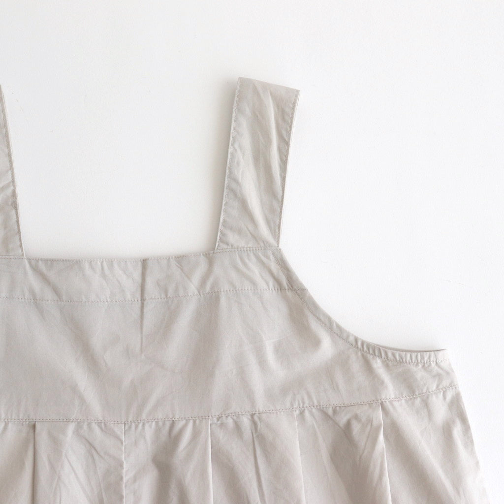 Natural Typewriter Tuck Overalls PT #Greige [UT242PT007]