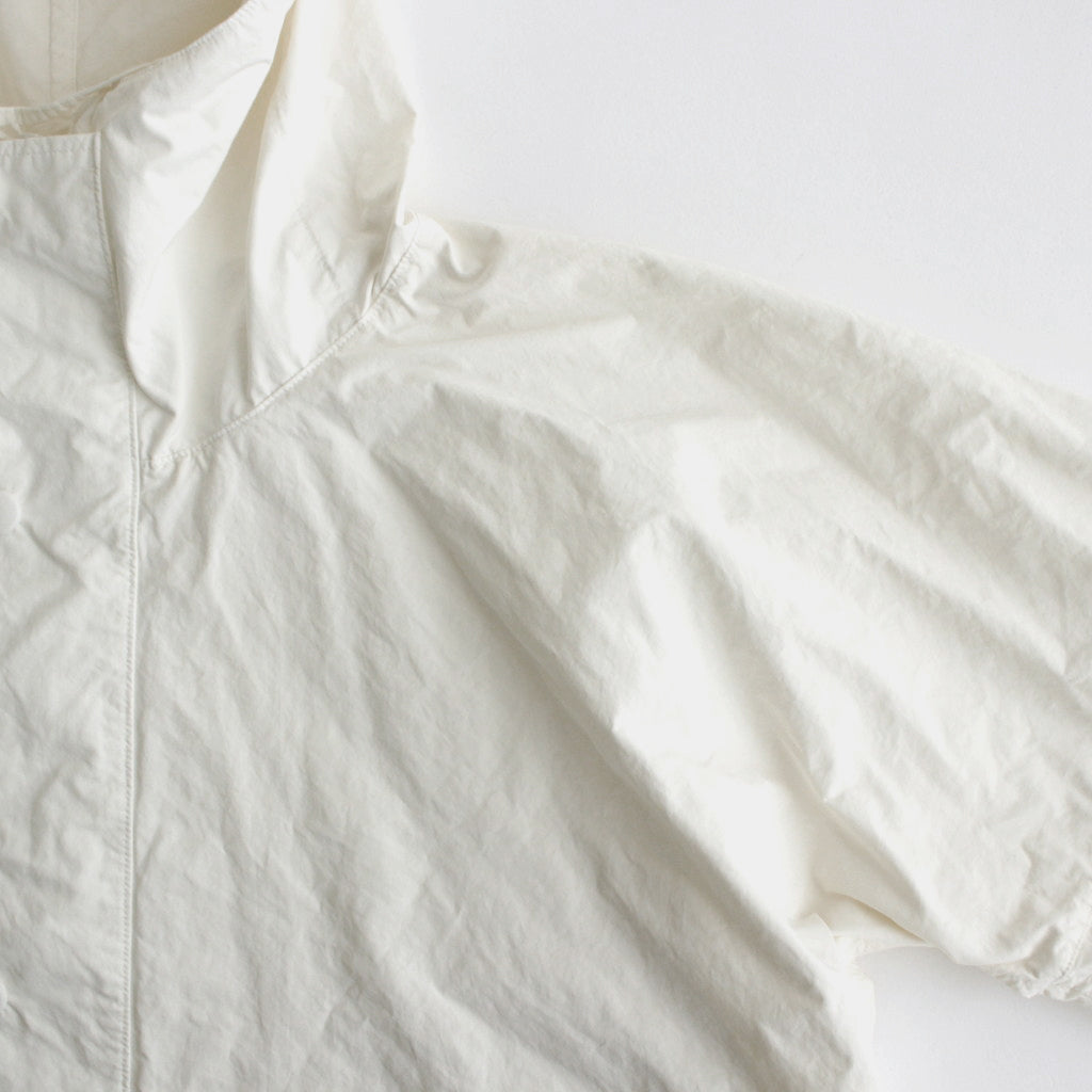 GARMENT DYE HOODIE BLOUSON #OFF WHITE [no.6617]