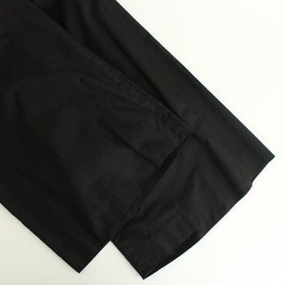 100/2 COTTON BROAD / WIDE GATHER TROUSERS #BALCK [SP1796-6]