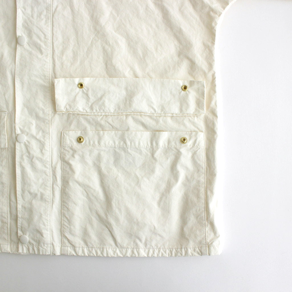 GARMENT DYE HOODIE BLOUSON #OFF WHITE [no.6617]
