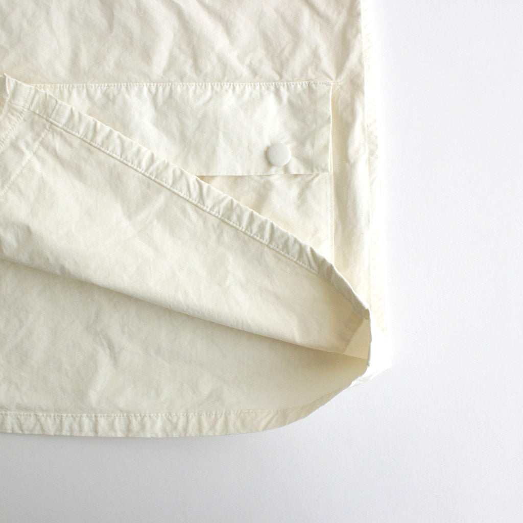 GARMENT DYE HOODIE BLOUSON #OFF WHITE [no.6617]